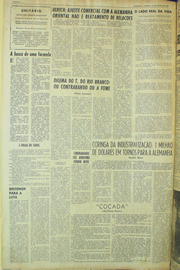 Página do jornal Unitário de julho de 1961