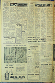 Página do jornal Unitário de julho de 1961