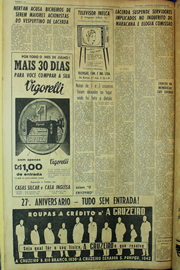 Página do jornal Unitário de julho de 1961