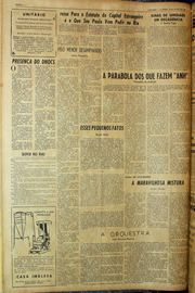 Página do jornal Unitário de julho de 1961