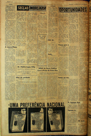 Página do jornal Unitário de julho de 1961