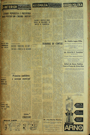 Página do jornal Unitário de julho de 1961
