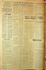 Página do jornal Unitário de julho de 1961