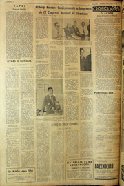 Página do jornal Unitário de julho de 1961