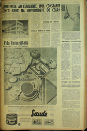 Página do jornal Unitário de julho de 1961