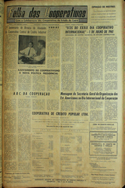 Página do jornal Unitário de julho de 1961