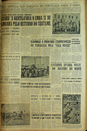 Página do jornal Unitário de julho de 1961