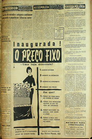 Página do jornal Unitário de julho de 1961