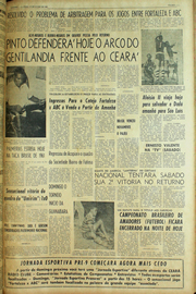 Página do jornal Unitário de julho de 1961
