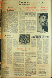 Página do jornal Unitário de julho de 1961