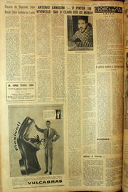 Página do jornal Unitário de julho de 1961
