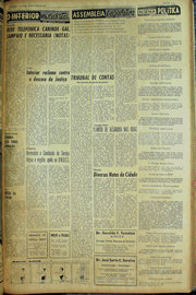 Página do jornal Unitário de julho de 1961