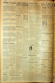 Página do jornal Unitário de julho de 1961