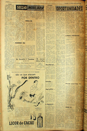 Página do jornal Unitário de julho de 1961