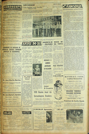 Página do jornal Unitário de julho de 1961