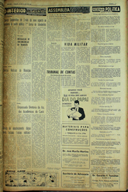 Página do jornal Unitário de julho de 1961