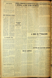 Página do jornal Unitário de julho de 1961