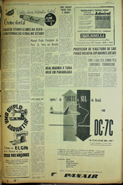 Página do jornal Unitário de julho de 1961