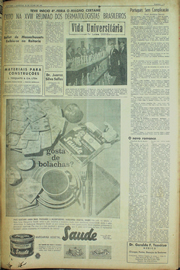 Página do jornal Unitário de julho de 1961