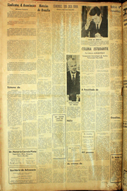 Página do jornal Unitário de agosto de 1961