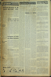 Página do jornal Unitário de agosto de 1961