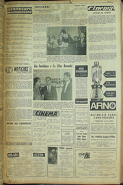 Página do jornal Unitário de agosto de 1961