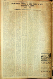 Página do jornal Unitário de agosto de 1961