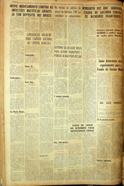 Página do jornal Unitário de agosto de 1961