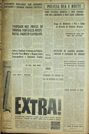 Página do jornal Unitário de agosto de 1961