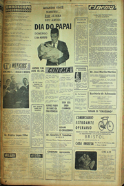 Página do jornal Unitário de agosto de 1961