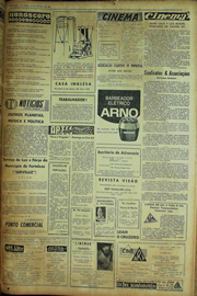 Página do jornal Unitário de agosto de 1961