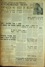 Página do jornal Unitário de agosto de 1961