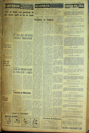 Página do jornal Unitário de agosto de 1961