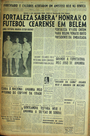 Página do jornal Unitário de agosto de 1961