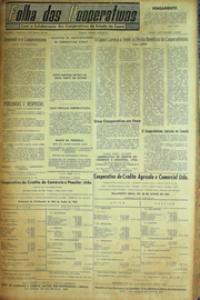 Página do jornal Unitário de agosto de 1961