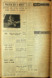 Página do jornal Unitário de agosto de 1961
