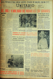 Página do jornal Unitário de agosto de 1961