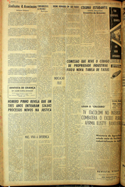Página do jornal Unitário de agosto de 1961