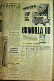 Página do jornal Unitário de agosto de 1961