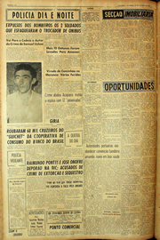 Página do jornal Unitário de agosto de 1961