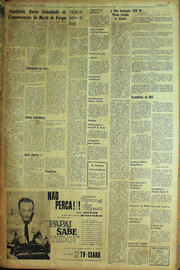 Página do jornal Unitário de agosto de 1961