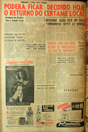 Página do jornal Unitário de agosto de 1961