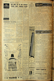 Página do jornal Unitário de agosto de 1961