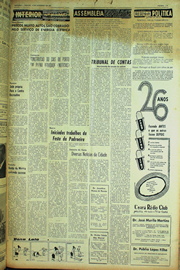 Página do jornal Unitário de setembro de 1961