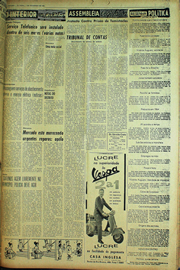 Página do jornal Unitário de setembro de 1961