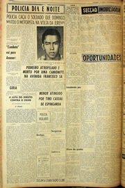 Página do jornal Unitário de setembro de 1961