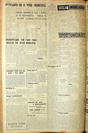 Página do jornal Unitário de setembro de 1961
