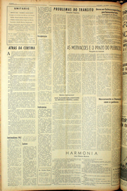 Página do jornal Unitário de setembro de 1961
