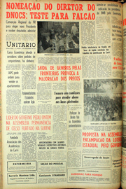 Página do jornal Unitário de setembro de 1961