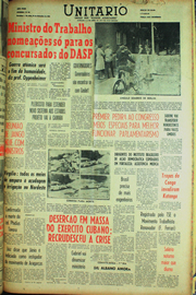 Página do jornal Unitário de setembro de 1961